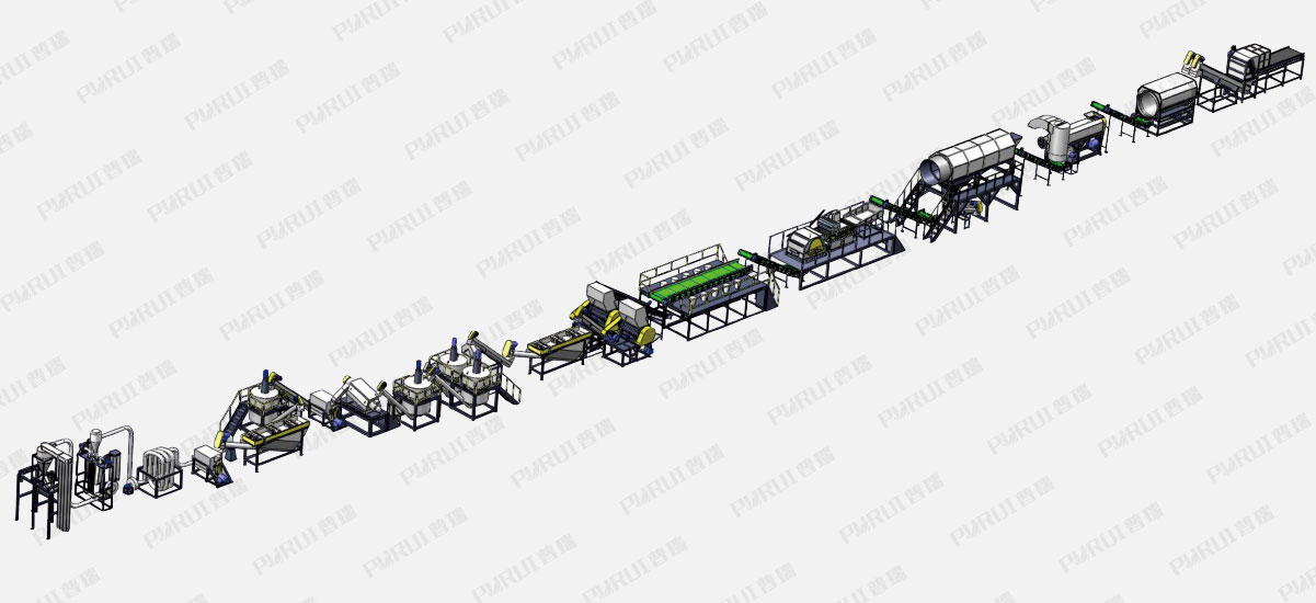 廢舊塑料瓶回收清洗線